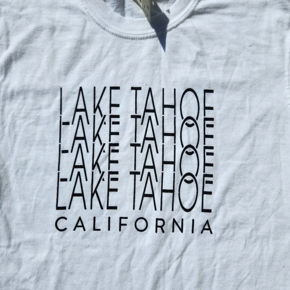Lake Tahoe Souvenir Shirt T-Shirt Women's Size Small Sierra Nevada California US